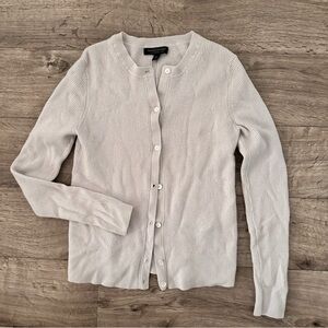 Banana Republic Oatmeal Cream Cardigan Sweater